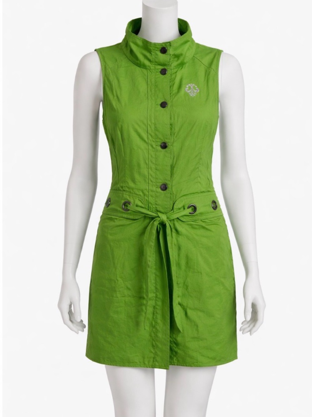 NWT Dereon Green Sleeveless Button-Up shorts size 3X